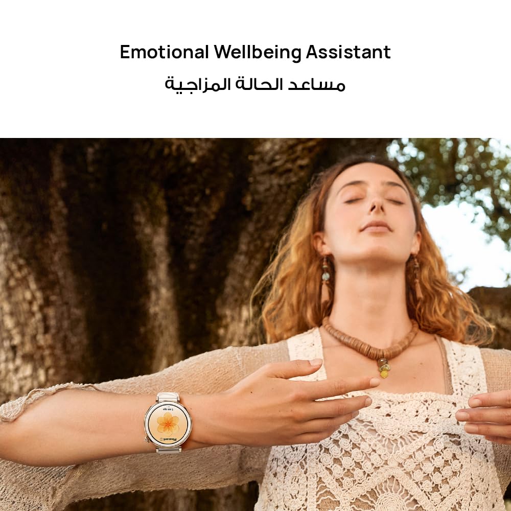 HUAWEI WATCH GT5 Pro 46 mm Smartwatch, Sharp-Edged Design, upto14 Days Battery Life, Pro-level Sports Watch, iOS & Android Compatible, HUAWEI Care+, 3 Month Extra warranty, Titanium + Gifts