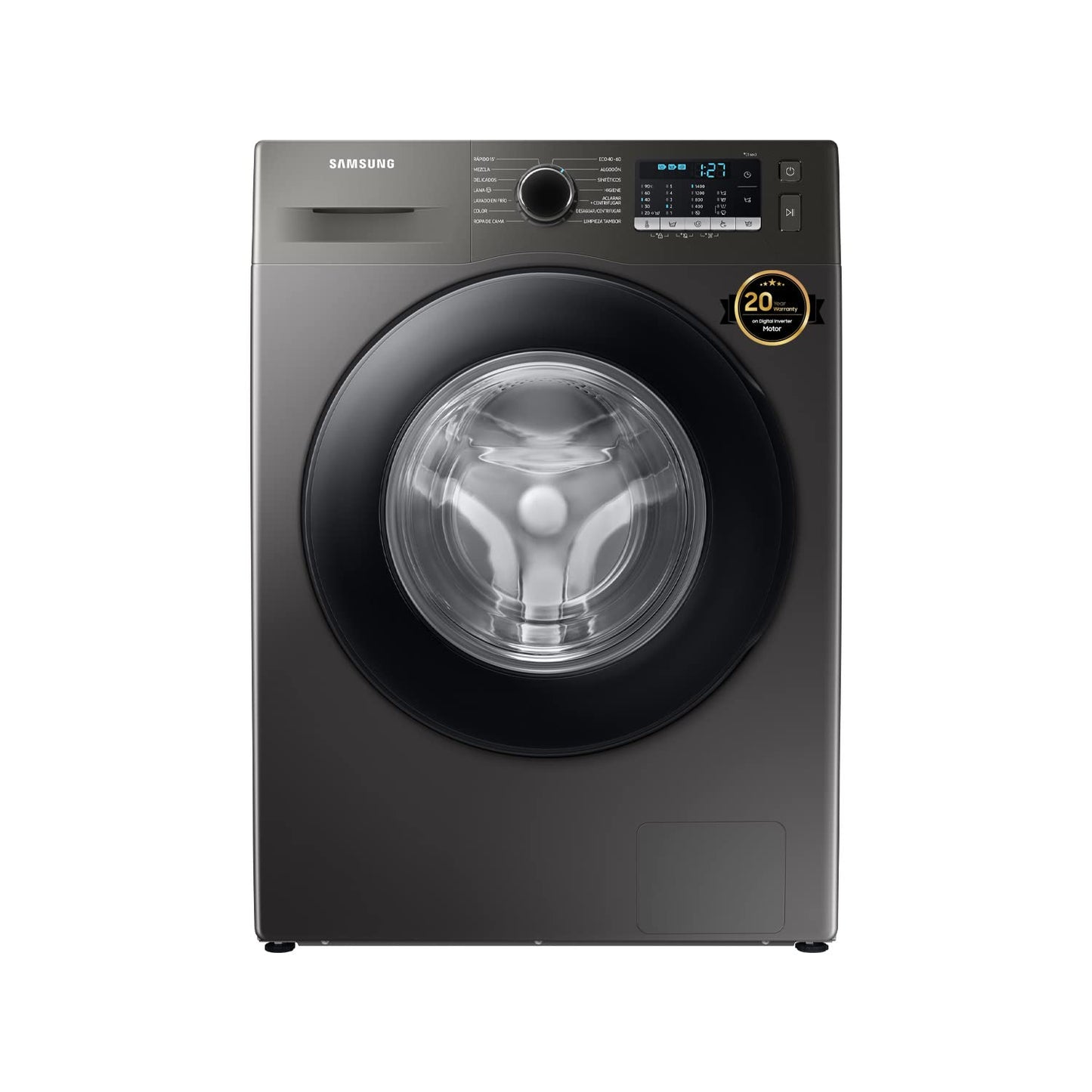 Samsung 8Kg Front Load Washing Machine With Ecobubble, Hygiene Steam And Digital Inverter Technology, 20 Year Warranty on Digital Inverter Motor