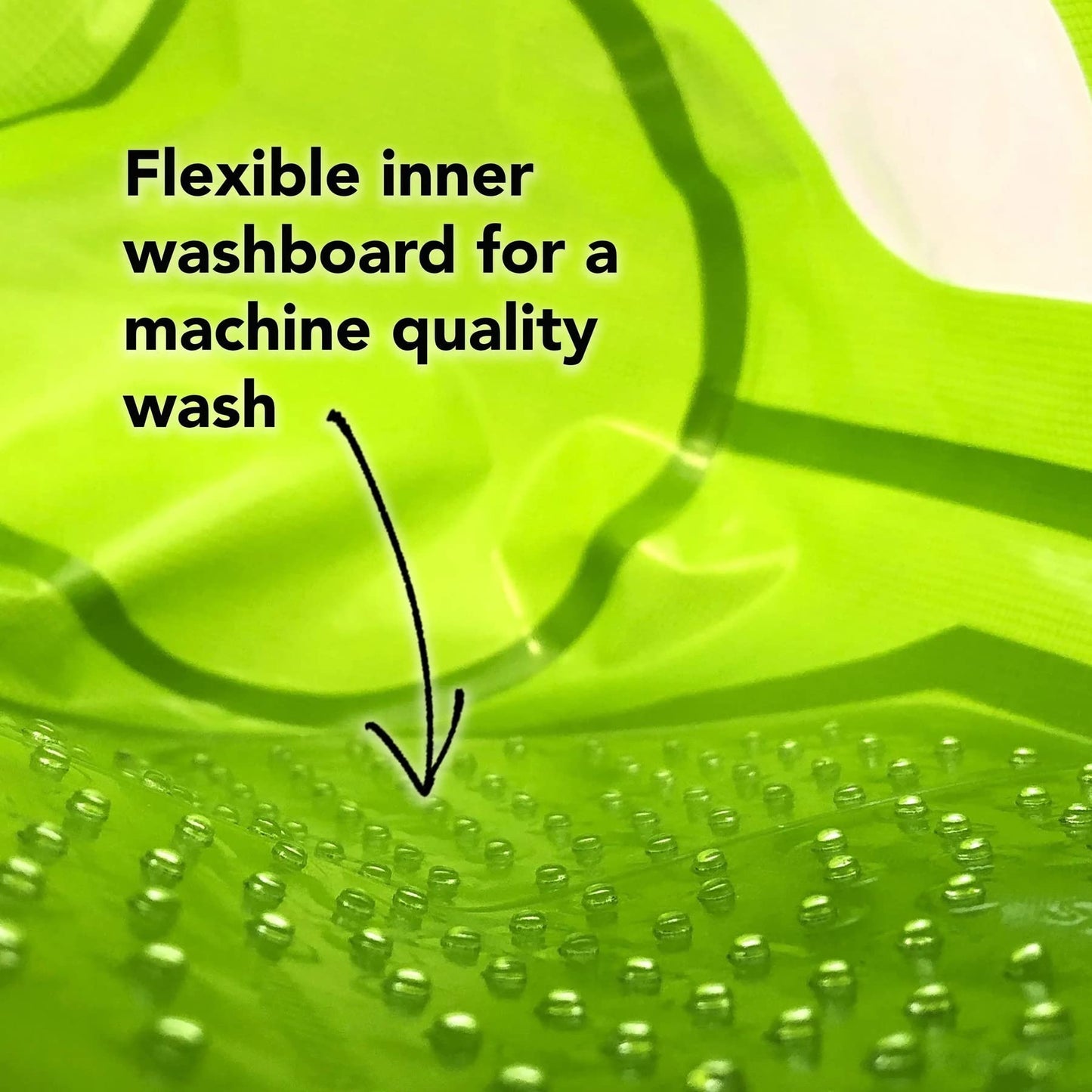 Scrubba Mini Wash Bag Ultra-Compact Laundry Bag Ideal for Travel, Camping & Hiking | Portable Washer & Dry Bag, Must-Have Travel Essentials Green Small